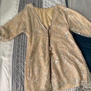 Kasia De Gelaque sequence mini  party dress